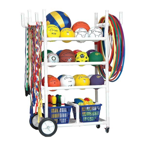 Heavy-Duty Cart, All-Terrain, Indoor Outdoor, Champion Sports, Mfr#: TWCART